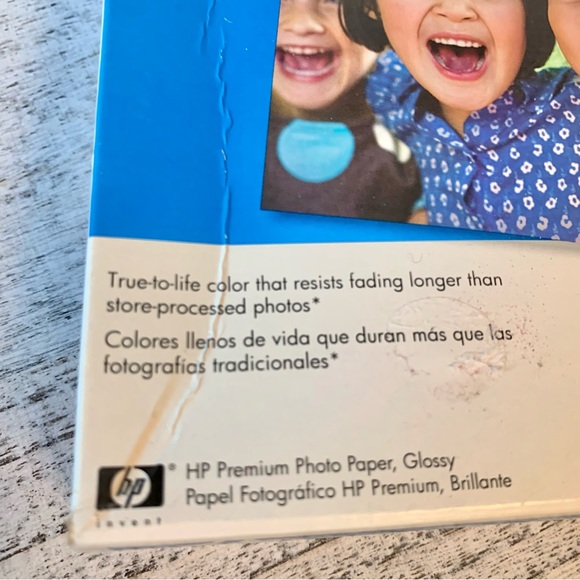 HP Premium Photo Printer Picture Paper NEW 100 sheets Glossy 4x6” - Picture 4 of 7